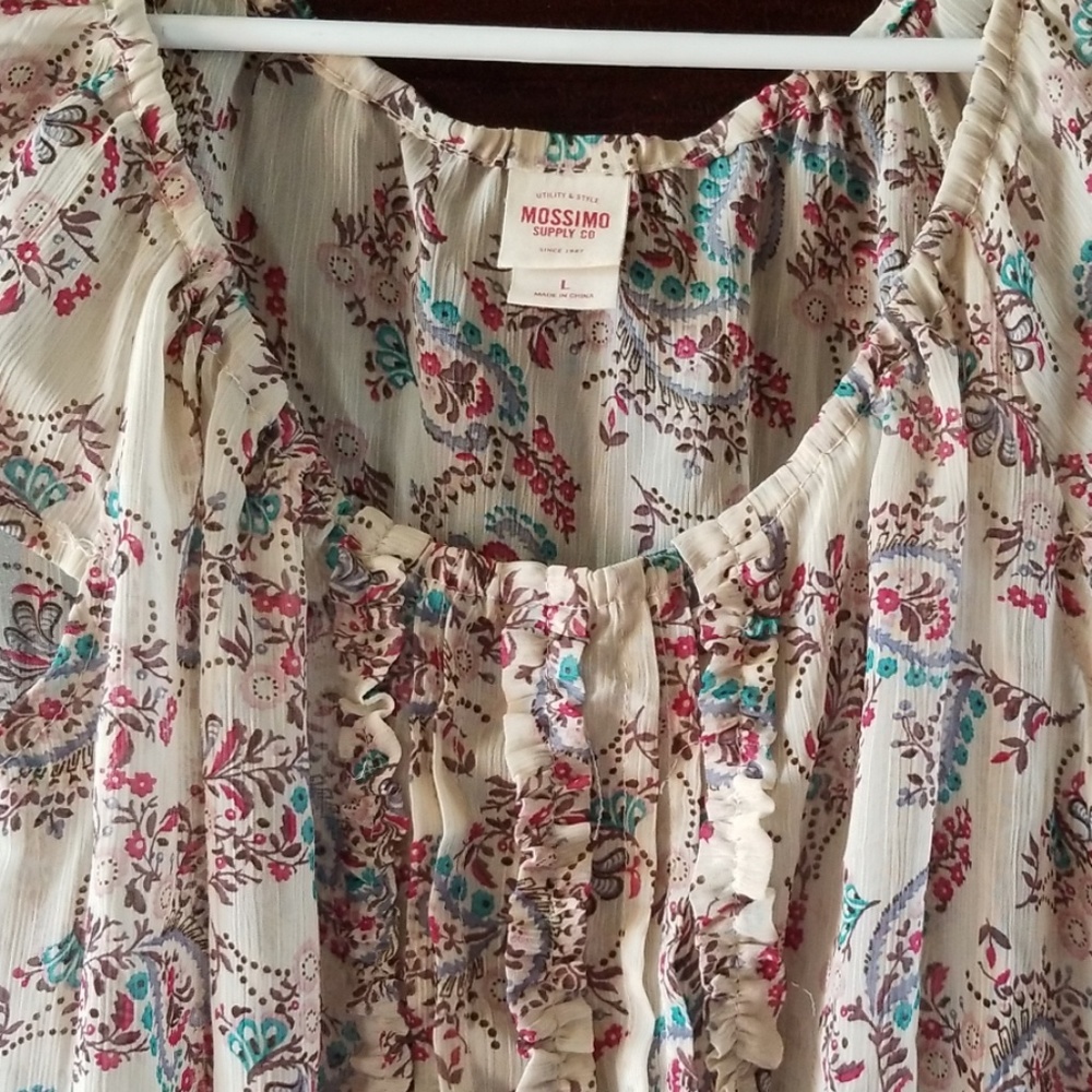 Mossimo ruffle top